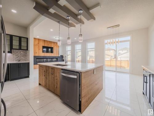 17916 59 Street, Edmonton, AB - Indoor Photo Showing Kitchen With Double Sink