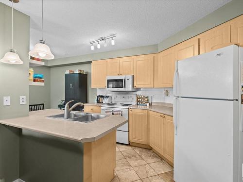 203 622 Mcallister Loop, Edmonton, AB - Indoor Photo Showing Kitchen With Double Sink