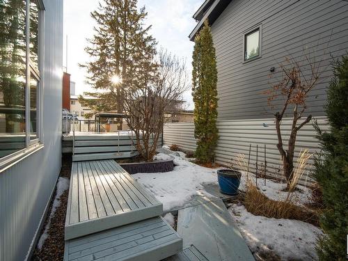 8771 Strathearn Drive, Edmonton, AB - Outdoor With Deck Patio Veranda With Exterior