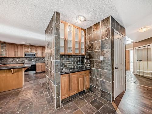 351 Bulyea Road, Edmonton, AB - Indoor Photo Showing Kitchen With Double Sink