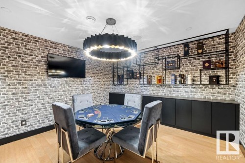 4081 Whispering River Drive, Edmonton, AB - Indoor Photo Showing Dining Room