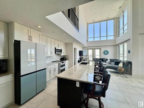 406 1350 Windermere Way, Edmonton, AB - Indoor Photo Showing Kitchen With Upgraded Kitchen