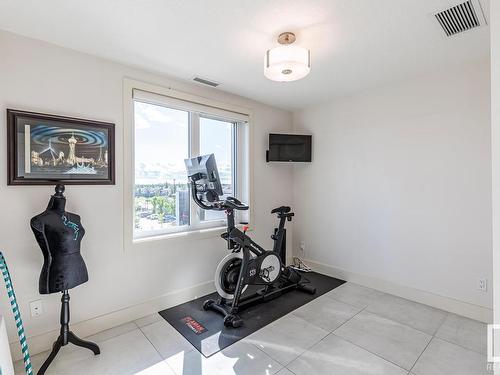 406 1350 Windermere Way, Edmonton, AB - Indoor Photo Showing Gym Room