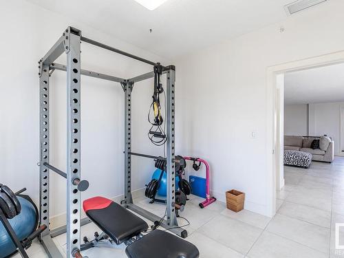 406 1350 Windermere Way, Edmonton, AB - Indoor Photo Showing Gym Room