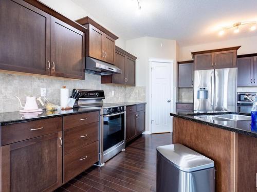 5932 12 Avenue, Edmonton, AB - Indoor Photo Showing Kitchen With Stainless Steel Kitchen With Double Sink