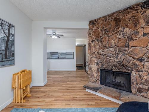 305 Lancaster Terrace, Edmonton, AB - Indoor Photo Showing Living Room With Fireplace