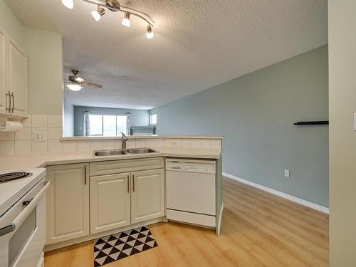 414 11716 100 Avenue, Edmonton, AB - Indoor Photo Showing Kitchen With Double Sink