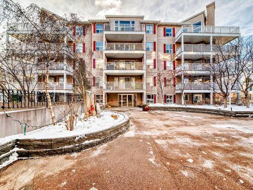 101 10933 124 Street, Edmonton, AB - Outdoor With Balcony With Facade