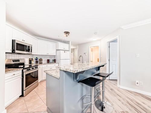 101 10933 124 Street, Edmonton, AB - Indoor Photo Showing Kitchen With Upgraded Kitchen