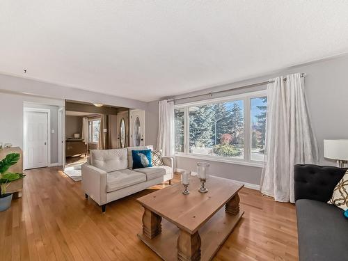 6046 105A Street, Edmonton, AB - Indoor Photo Showing Living Room