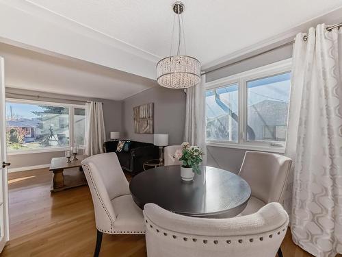 6046 105A Street, Edmonton, AB - Indoor Photo Showing Dining Room