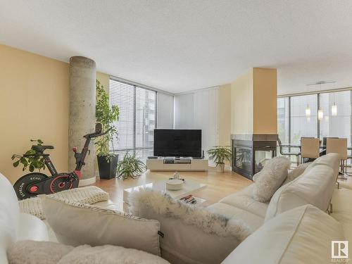 301 10028 119 Street, Edmonton, AB - Indoor Photo Showing Living Room