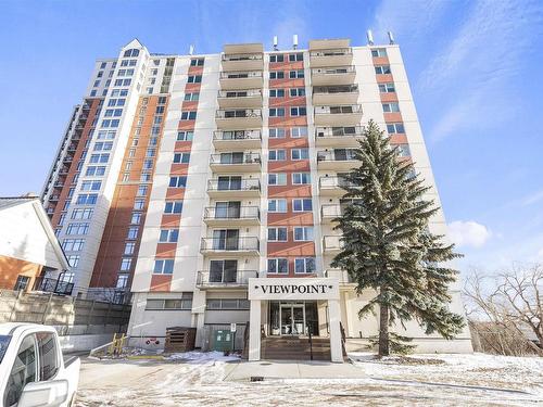 307 9028 Jasper Avenue, Edmonton, AB - Outdoor With Balcony With Facade