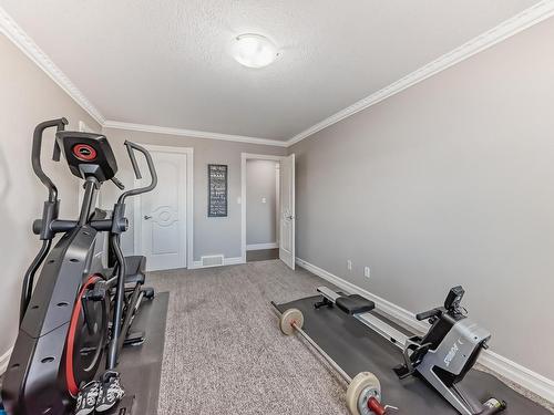 1527 Haswell Close, Edmonton, AB - Indoor Photo Showing Gym Room