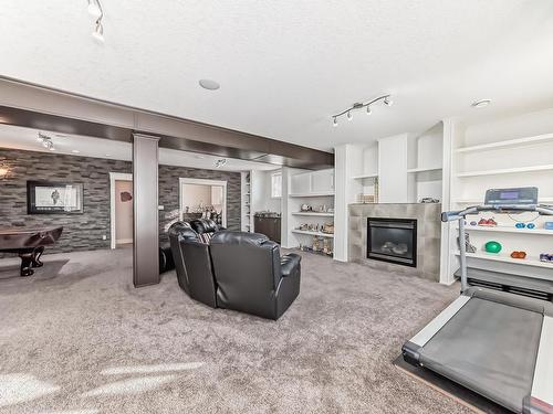 1527 Haswell Close, Edmonton, AB - Indoor With Fireplace