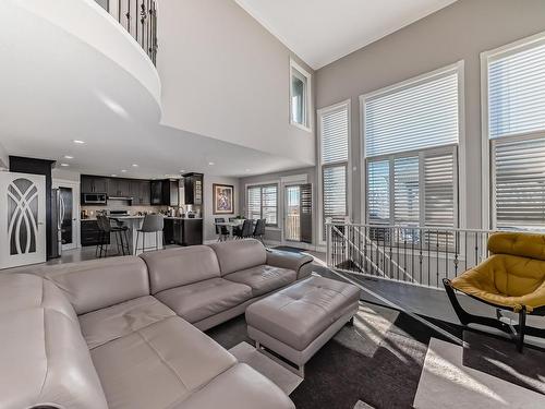 1527 Haswell Close, Edmonton, AB - Indoor Photo Showing Living Room