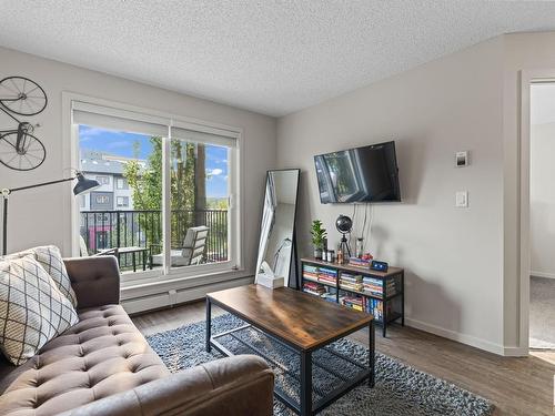 303 5521 7 Avenue, Edmonton, AB - Indoor Photo Showing Living Room