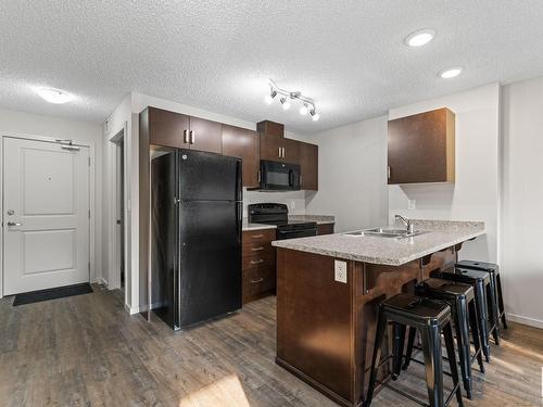 303 5521 7 Avenue, Edmonton, AB - Indoor Photo Showing Kitchen