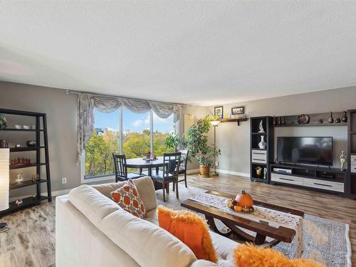 305 8707 107 Street, Edmonton, AB - Indoor Photo Showing Living Room