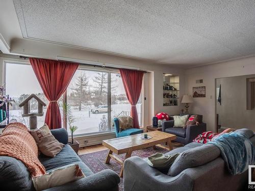 8739 Strathearn Crescent, Edmonton, AB - Indoor Photo Showing Living Room