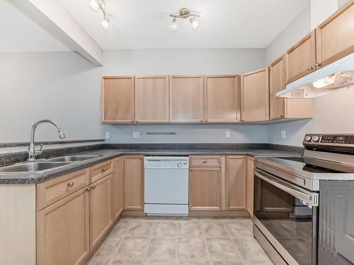 69 3040 Spence Wynd, Edmonton, AB - Indoor Photo Showing Kitchen With Double Sink