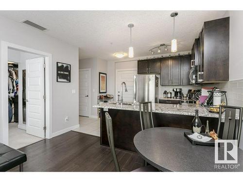 333 5151 Windermere Boulevard, Edmonton, AB - Indoor Photo Showing Kitchen With Stainless Steel Kitchen With Upgraded Kitchen