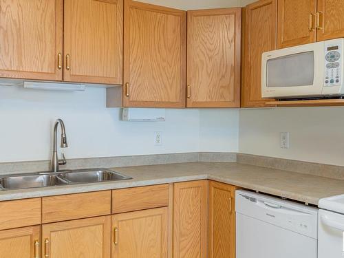 336 2741 55 Street, Edmonton, AB - Indoor Photo Showing Kitchen With Double Sink