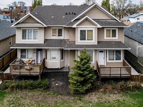 9648 106 Avenue, Edmonton, AB - Outdoor With Deck Patio Veranda With Facade