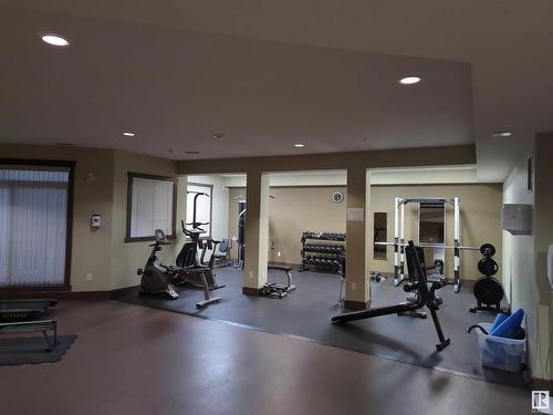 127 2503 Hanna Crescent, Edmonton, AB - Indoor Photo Showing Gym Room