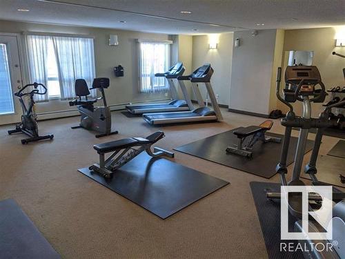 2118 320 Clareview Station Drive, Edmonton, AB - Indoor Photo Showing Gym Room