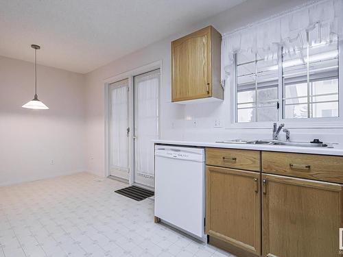 905 Youville Drive W, Edmonton, AB - Indoor Photo Showing Kitchen With Double Sink