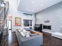 7280 May Road Nw, Edmonton, AB  - Indoor Photo Showing Living Room With Fireplace 