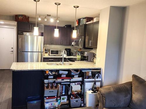 216 3670 139 Avenue, Edmonton, AB - Indoor Photo Showing Kitchen With Stainless Steel Kitchen