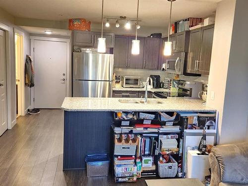 216 3670 139 Avenue, Edmonton, AB - Indoor Photo Showing Kitchen With Stainless Steel Kitchen