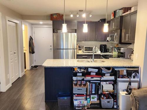 216 3670 139 Avenue, Edmonton, AB - Indoor Photo Showing Kitchen With Stainless Steel Kitchen With Upgraded Kitchen