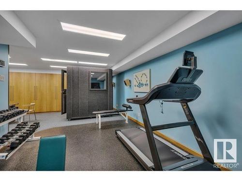 6628 123 Street, Edmonton, AB - Indoor Photo Showing Gym Room