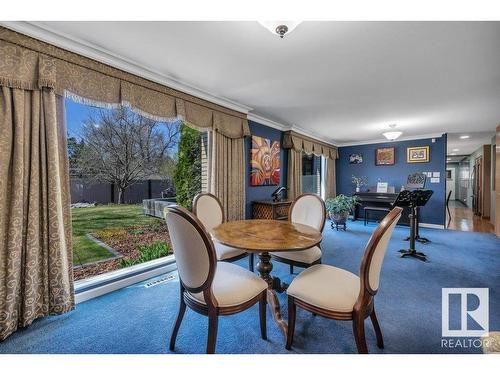 6628 123 Street, Edmonton, AB - Indoor Photo Showing Dining Room