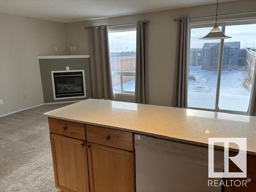 9081 Scott Crescent, Edmonton, AB - Indoor With Fireplace