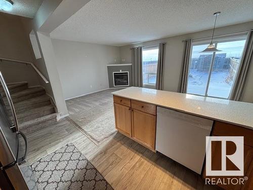 9081 Scott Crescent, Edmonton, AB - Indoor With Fireplace