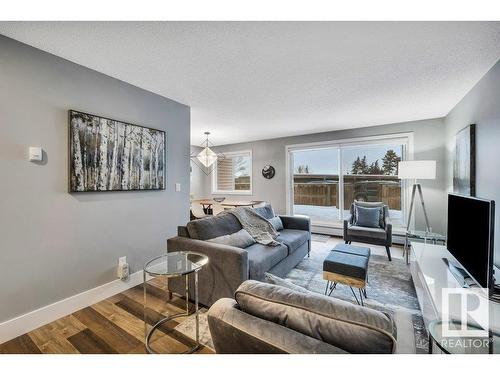 108 5125 Riverbend Road, Edmonton, AB - Indoor Photo Showing Living Room