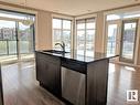 405 10518 113 Street, Edmonton, AB  - Indoor Photo Showing Kitchen With Double Sink 