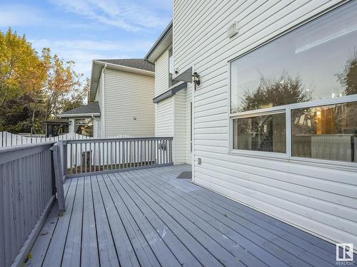 8 Foxhaven Crescent, Sherwood Park, AB - Outdoor With Deck Patio Veranda With Exterior