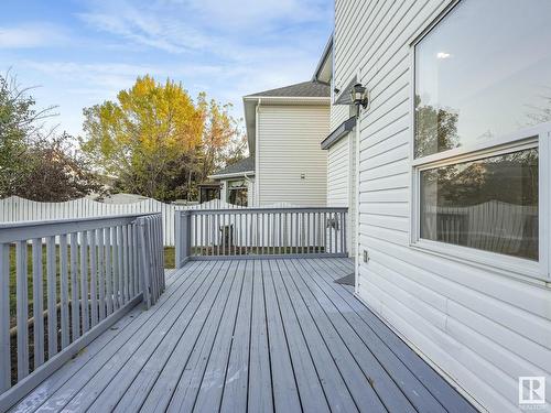 8 Foxhaven Crescent, Sherwood Park, AB - Outdoor With Deck Patio Veranda With Exterior