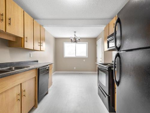 5 1651 46 Street, Edmonton, AB - Indoor Photo Showing Kitchen With Double Sink