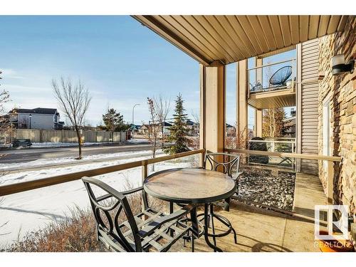 115 812 Welsh Drive, Edmonton, AB - Outdoor With Deck Patio Veranda