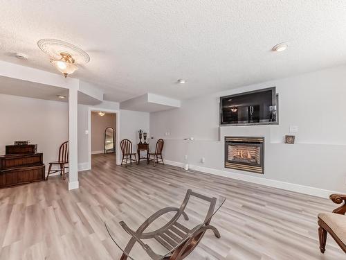 10735 Beaumaris Road, Edmonton, AB - Indoor With Fireplace