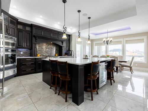 3104 Watson Green, Edmonton, AB - Indoor Photo Showing Kitchen With Upgraded Kitchen