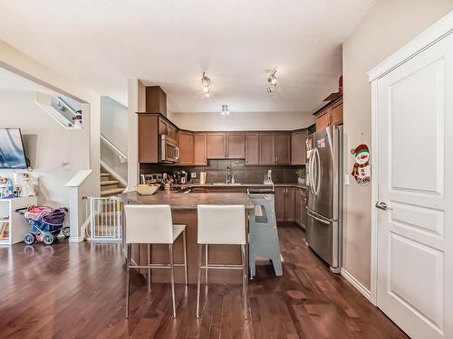 18052 85 Street, Edmonton, AB - Indoor Photo Showing Kitchen With Stainless Steel Kitchen