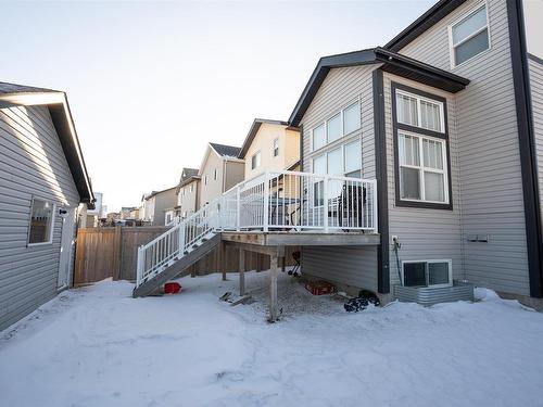 703 Secord Boulevard, Edmonton, AB - Outdoor With Deck Patio Veranda With Exterior