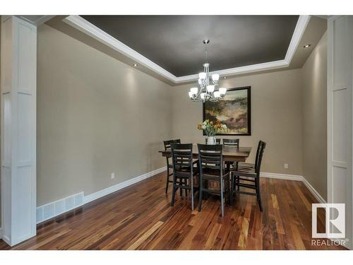 1211 Adamson Drive, Edmonton, AB - Indoor Photo Showing Dining Room